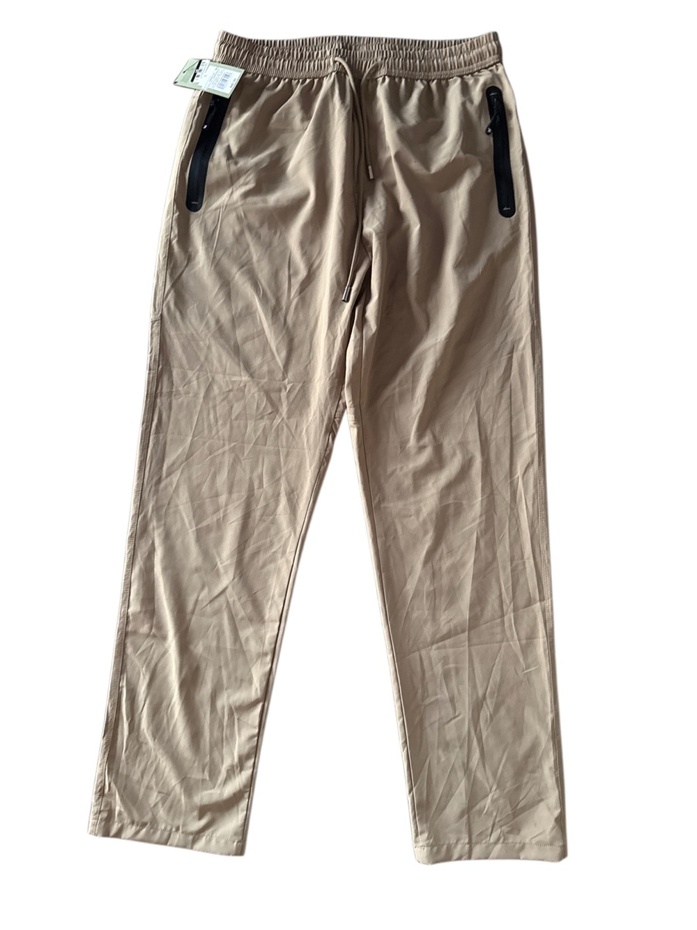 NWT! Goodfellow & co Men's light weight Beige Drawstring Casual Pants, large